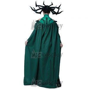 Ragnarok Hela Cosplay Costume Halloween Women Jumpsuit Cloak Cape Gothtopia https://gothtopia.com