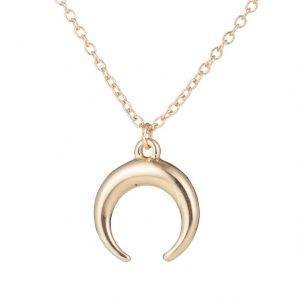 Silver Color Crescent Moon Horn Pendant Necklaces for Women – Gothic Handmade – Silver or Gold Gothtopia https://gothtopia.com