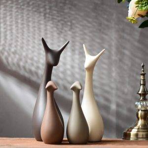 Simple Modern Ceramic Figurines – Ornament Home Furnishing Decoration Gothtopia https://gothtopia.com