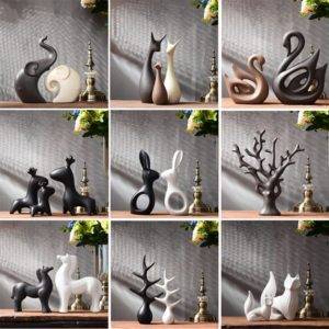 Simple Modern Ceramic Figurines – Ornament Home Furnishing Decoration Gothtopia https://gothtopia.com