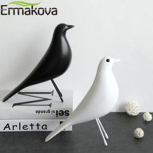 Mid Century Bird Figurine House Bird Animal Statue Dove of Peace Gothtopia https://gothtopia.com