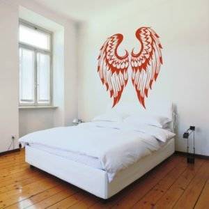Angel Wings Pair Gothic Vinyl Wall Decals Gothtopia https://gothtopia.com