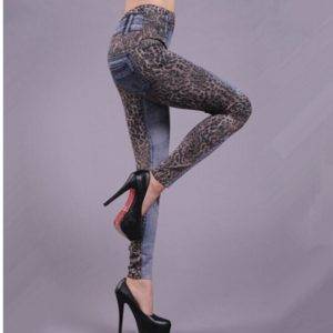 2019 New Women Sexy Leopard Jean Look Legging Gothtopia https://gothtopia.com