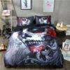 3D Printed Zombie Skull Bedding set 3/4pcs Duvet Cover Bedsheet Pillowcases Twin Queen King Size Gothtopia https://gothtopia.com