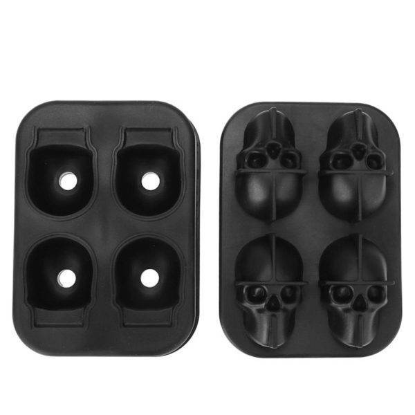 Skull Ice Mold – Chocolate Tray Cake/Candy Mold – Made from Silicone Gothtopia https://gothtopia.com