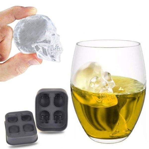 Skull Ice Mold – Chocolate Tray Cake/Candy Mold – Made from Silicone Gothtopia https://gothtopia.com