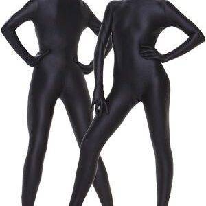 Black Zentai Suit Lycra Spandex Full Body Zentai Suit Cosplay Costume Adults/Kids Gothtopia https://gothtopia.com