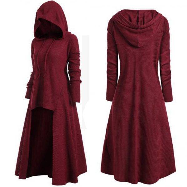 S-5XL Hooded Dress Middle Ages Renaissance Halloween Hunter Archer Cosplay Costumes Hoodie Gothtopia https://gothtopia.com