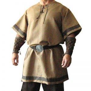 Medieval Vintage Renaissance Viking Tunic Cosplay Warrior Knight LARP Costume For Adult Men Nordic Army Pirate Loose Shirt Tops Gothtopia https://gothtopia.com