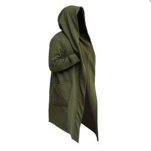 2021 Men’s Hooded Cloak – Black Hip Hop Mantle Hoodies Long Sleeves Outwear S-5XL Gothtopia https://gothtopia.com