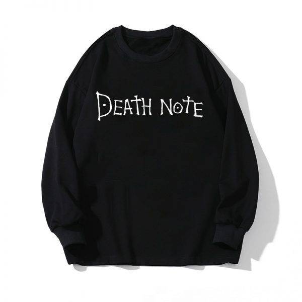 Women’s Gothic “Death Note” Oversized Hoodie – Black/White/Grey S-3XL Gothtopia https://gothtopia.com