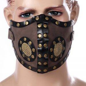 Medieval Gothic Steampunk Punk Leather Mask – Cosplay Costume Party Gothtopia https://gothtopia.com