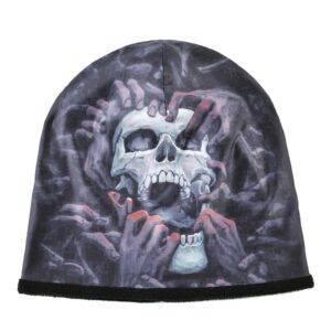 Skullies Beanies Winter Warm Hats Streetwear Skull Pattern Beanies Unisex Gothtopia https://gothtopia.com