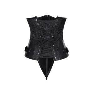 Plus Size Steampunk Sexy Gothic Body Shaping Leather Corset Lingerie – Black/Brown – S-6XL Gothtopia https://gothtopia.com