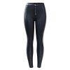 EU Size High Waist Black Snake Skin Pattern PU Jeans Woman Stretch Skinny Denim Jeans S-3XL Gothtopia https://gothtopia.com