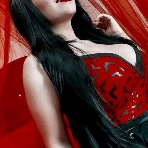 Goth Punk Red Bat Print Top V-Neck Sexy Women’s Backless Sling Bra Crop Top Gothtopia https://gothtopia.com