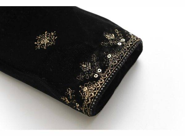 Elegant Sequins Embroider Baroque Stylish Black Jacket Women’s Gothic Sparkling Glitter Lolita Coat Gothtopia https://gothtopia.com