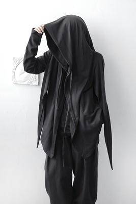 New Slim Gothic Dark Casual Niche Design Bomb Street Hoodie Jacket Gothtopia https://gothtopia.com