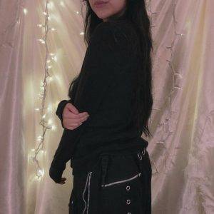 Gaono E-girl Gothic Aesthetics Tees Y2K Vintage Graphic Print Long Sleeve T Shirt Dark Academia Grunge Mall Goth Pullovers Gothtopia https://gothtopia.com