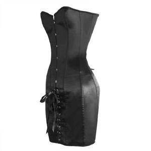 Special Long Waist Corsets and Bustiers Gothic Clothing Black Polyester Corset Dress Spiked Waist Shaper Corset Plus Size 30 Gothtopia https://gothtopia.com