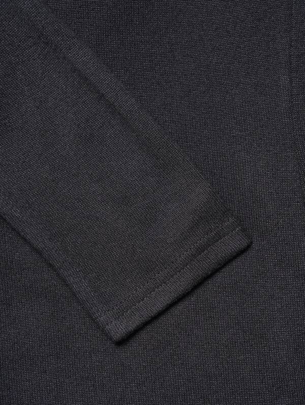 Ultra Cool Solid Color Black Women’s High Low Long Sleeve Zipper Hooded Dress Gothtopia https://gothtopia.com